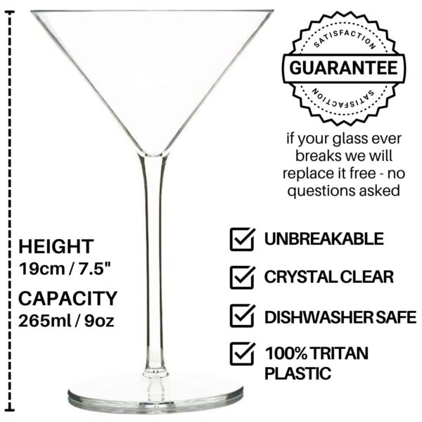 buy unbreakable martini glasses